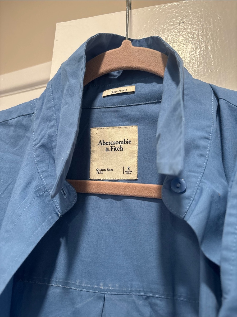Abercrombie Blue Button-Up Shirt and Shorts Set - Picture 2 of 4